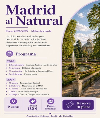 MADRID AL NATURAL. MIERCOLES TARDE. 