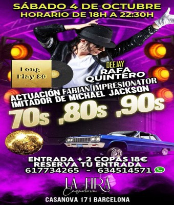 Tardeo The Very Best 70s 80s 90s  en Barcelona