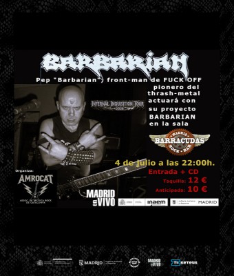 BARBARIAN + ARTISTA INVITADO en Madrid