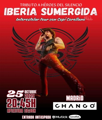 Iberia Sumergida con Copi Corellano en Madrid - Sala Changó