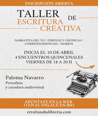 Taller de escritura creativa en Gipuzkoa