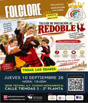 Gratuito Taller del Redoble. en Cáceres