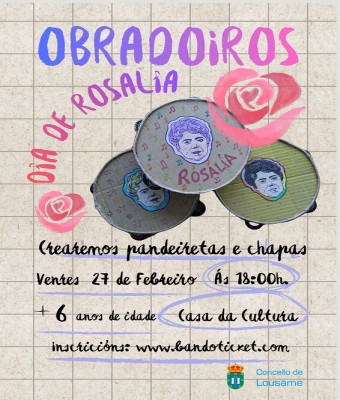OBRADOIROS CULTURAIS POLO DÍA DE ROSALÍA en Coruña, A