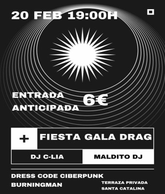 20 Feb : Vermut DJ gala Drag Santa Catalina en Palmas, Las