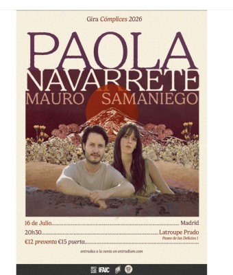 Paola Navarrete y Mauro Samaniego en VIVO en Madrid