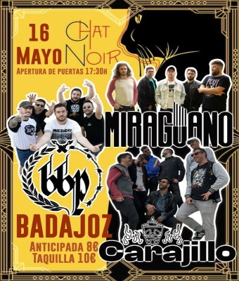 Carajillo, Miragüano y Big Band Punk en Badajoz