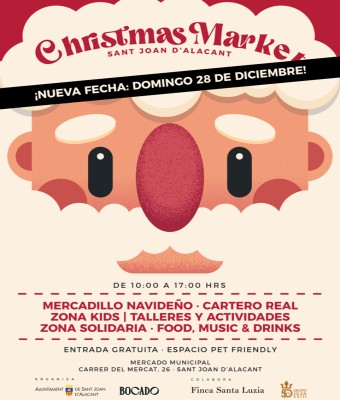 Puesto en Christmas Market Sant Joan 2025 en Alicante/Alacant