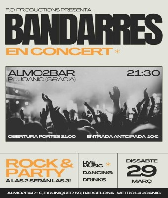 Concert Bandarres pre-Halloween'25 en Barcelona