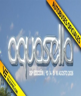 Autobuses Aquasella Festival '26 - Viajexpres.com en Asturias