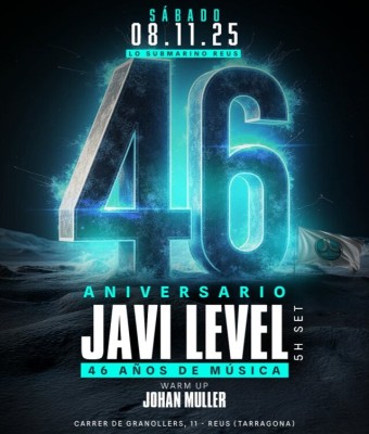 JAVI LEVEL Aniversario 46 años de música en Tarragona