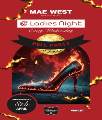 Discoteca Mae West Granada - Miércoles 8 Abril de Ladies Night