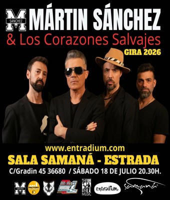 MÁRTIN SÁNCHEZ en CONCIERTO en ESTRADA en Pontevedra