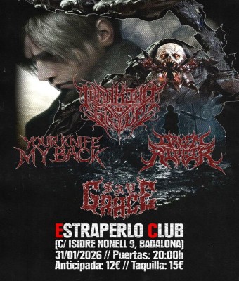 Mankind Grief + Your Knife My Back + Dreem Reaper + Say Grace en Barcelona