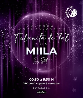 NOCHEVIEJA EN FULANITA DE TAL 31 de diciembre en Madrid