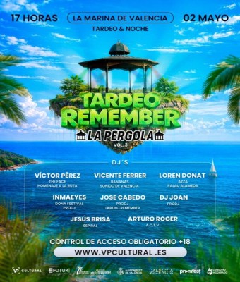 TARDEO REMEMBER® LA PÉRGOLA en Valencia
