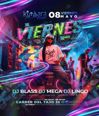KIMBARA DLAX · VIERNES 8 MAY26 en Barcelona