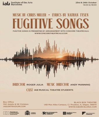 FUGITIVE SONGS - IAB Musical Theatre Performance en Barcelona