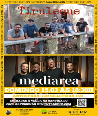 Concerto Tiruleque+Mediarea en Pontevedra