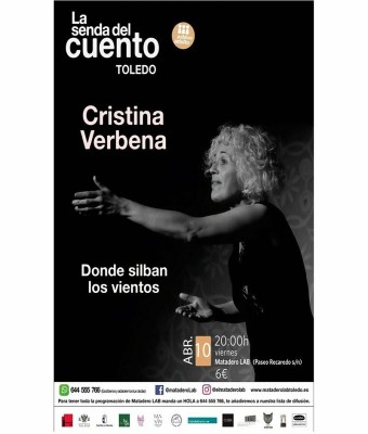 Cuentos para público joven y adulto con CRISTINA VERBENA - "DONDE SILBAN LOS VIENTOS" en Toledo