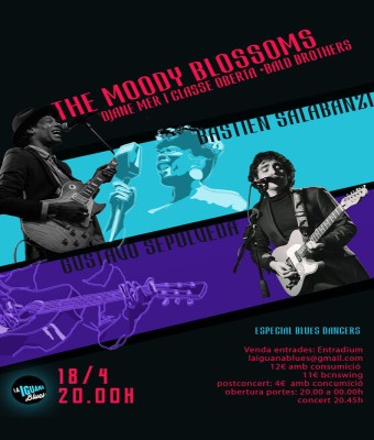 Blues a La Iguana: The moody blossoms en Barcelona