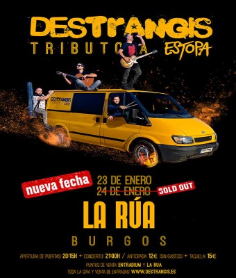 Destrangis - Tributo a Estopa en La Rúa Burgos (NUEVA FECHA!)