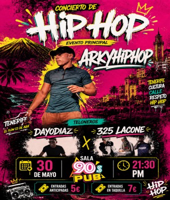 Concierto Hip Hop Tenerife en Santa Cruz de Tenerife