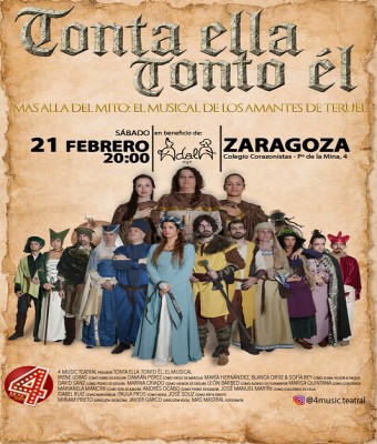 TONTA ELLA TONTO ÉL, EL MUSICAL en Zaragoza