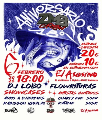 ZMB CREW 18 Aniversario en Valencia/València