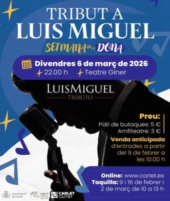 TRIBUT A LUIS MIGUEL (Carlet) en Valencia