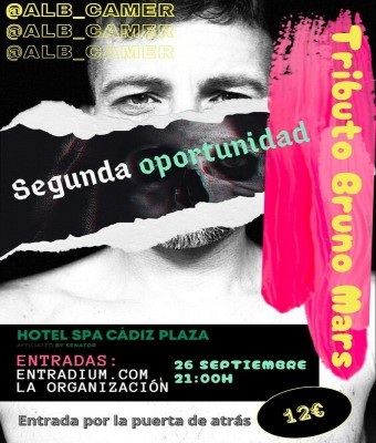 Alberto camerino ( Tributo Bruno Mars) en Cádiz