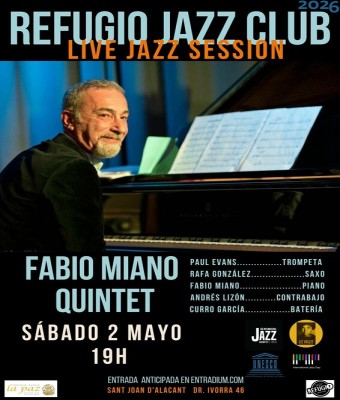 LIVE JAZZ SESSION - Fabio Miano Quintet en Alicante/Alacant