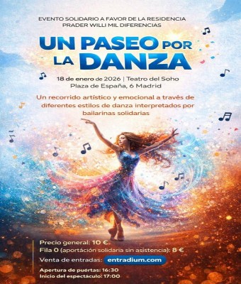EVENTO SOLIDARIO "UN PASEO POR LA DANZA" FILA 0 en Madrid