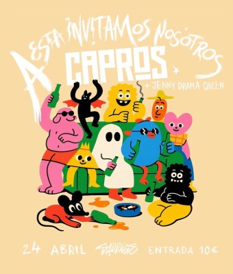 CAPROS @ Club Sauvage en Barcelona