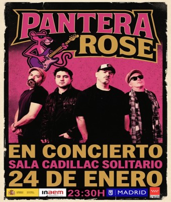 Pantera Rose - Versiones Rock en Madrid
