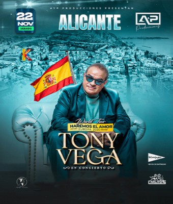Tony Vega en Alicante/Alacant