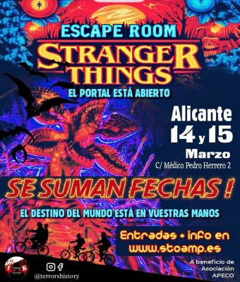 STRANGER THINGS ESCAPE ROOM en Alicante/Alacant