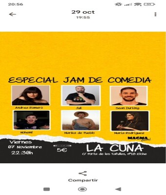 ESPECIAL JAM DE COMEDIA  en Alicante/Alacant