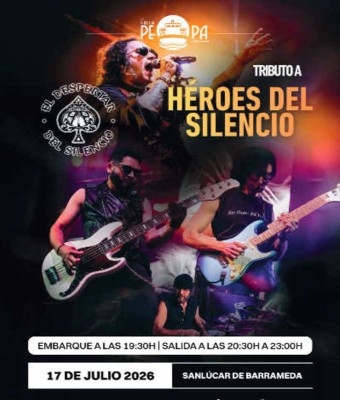 Tributo a Héroes del Silencio en Buque La Pepa en Cádiz