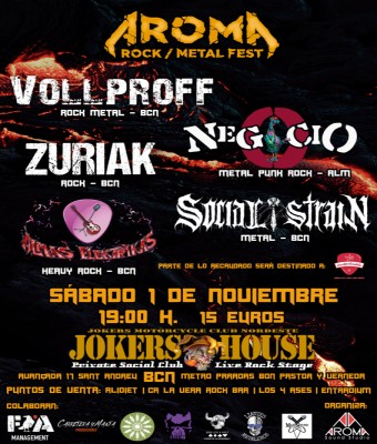 AROMA ROCK / METAL FEST I en Barcelona