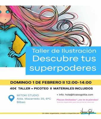 Taller "Descubre tus superpoderes" en Bizkaia
