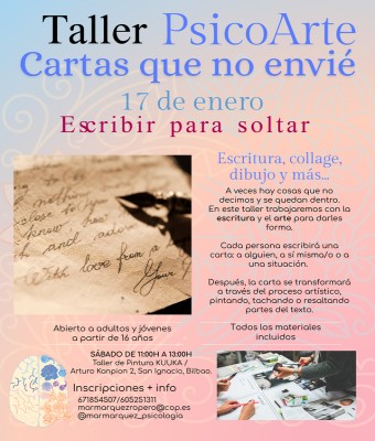  PsicoArte · Cartas que no envié en Bizkaia