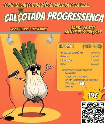 Calçotada del Carrer Progrés en Barcelona