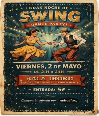 Gran Noche de Swing 2 de Mayo en Madrid