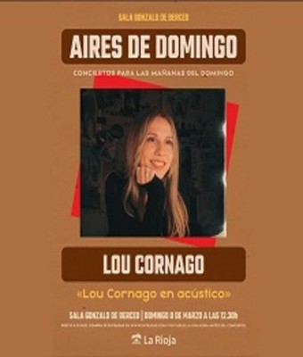 Lou Cornago en acústico en LOGROÑO, LA RIOJA