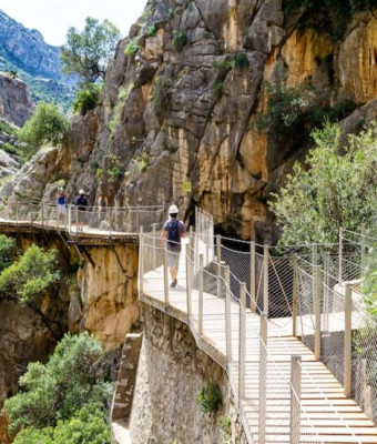 Caminito del Rey: Tour guiado+ Transporte desde Málaga en Malaga