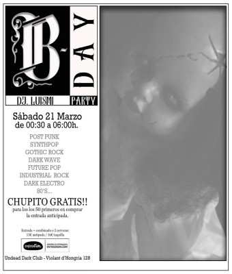 B-DAY DJ LUISMI en Barcelona