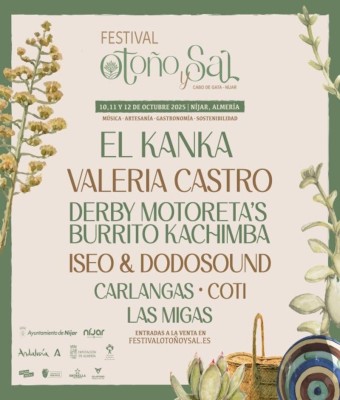 ENTRADA FESTIVAL OTOÑO Y SAL - RODALQUILAR - SÁBADO, 11 DE OCTUBRE 2025 en Almería