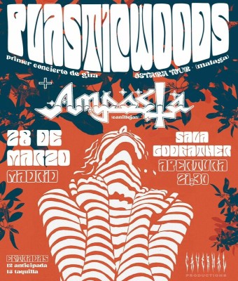 28/MARZO: PLASTIC WOODS (Málaga) + AMPOSTA (San Blas) - SALA GODFATHER VALLEKAS en Madrid