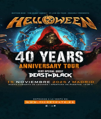 Helloween 40 Years Anniversary Tour en Madrid