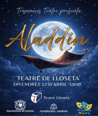 Aladdín de Trisomnis Teatre en Illes Balears
